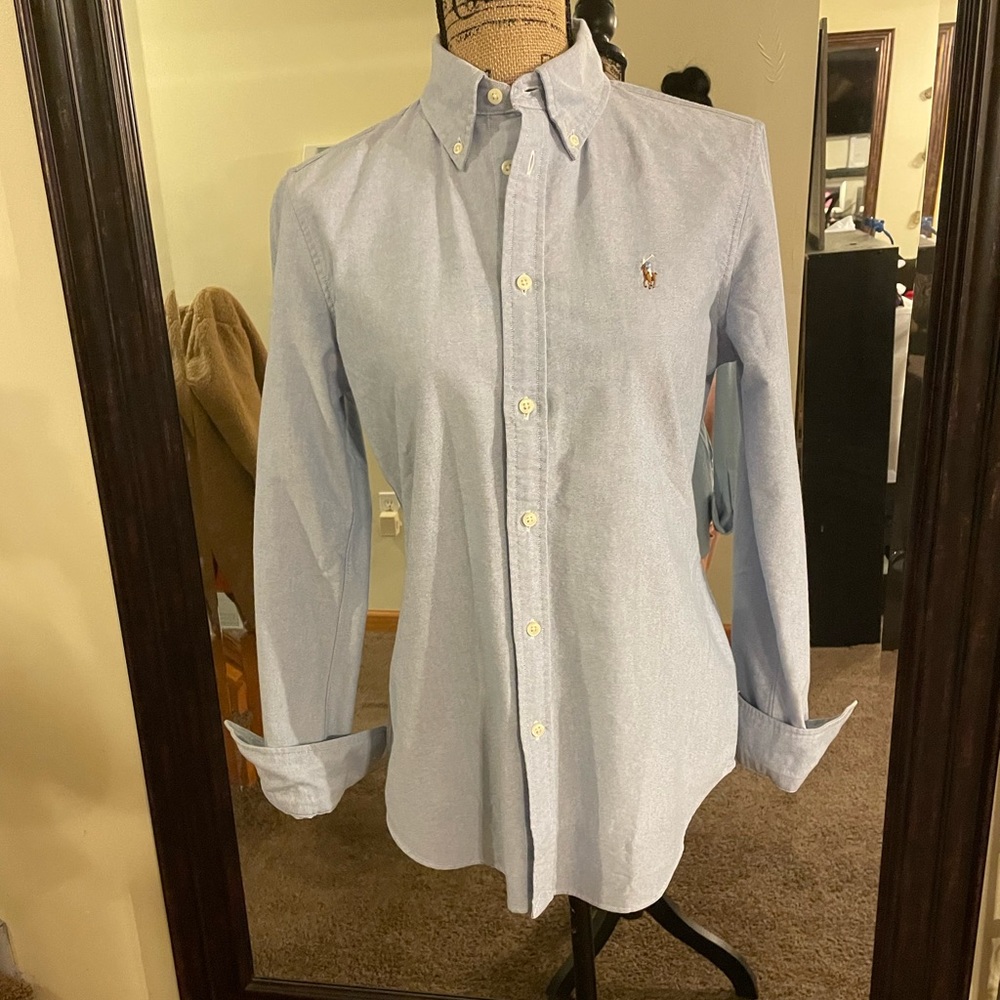 Polo Ralph Lauren Fitted Oxford Button Down Shirt